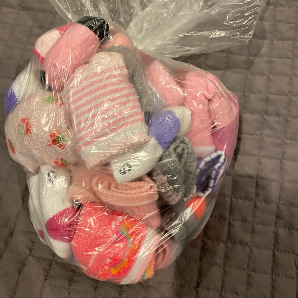 Baby girl sock lot